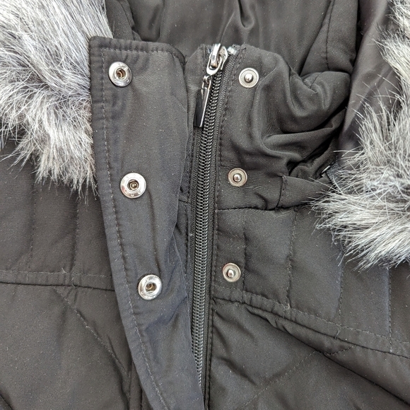 LAURA Women's Down Feather Black Winter Jacket Size Large - Picture 5 of 11